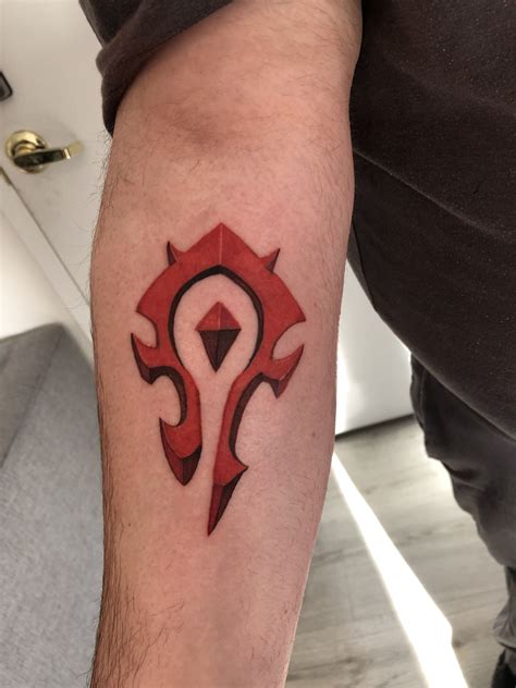 Wow Tattooworld Of Warcraft Tattoo Horde Tattoo Forthehorde