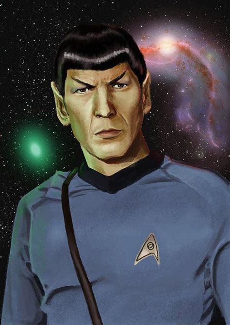 Mr Spock A4 Star Trek Inspired Art Print Etsy Star Trek Characters Star Trek Tv Series