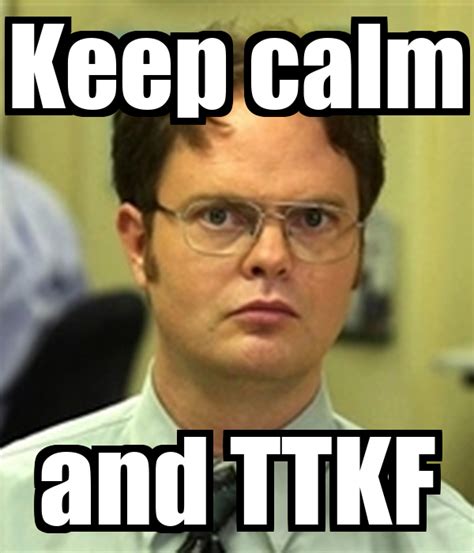 Keep Calm And Ttkf Poster Sdg Keep Calm O Matic