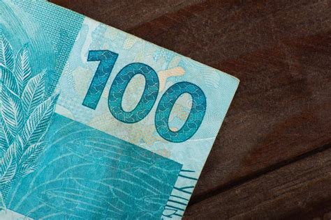 Brazilian Money 100 Reais Banknotes Stock Photo Image Of Salary