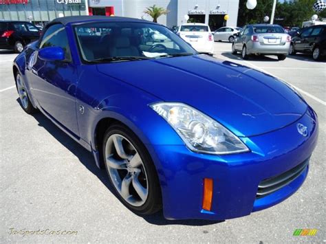 2006 Nissan 350z Touring Roadster In Daytona Blue Metallic Photo 11