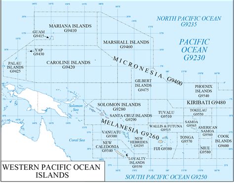 Lc G Schedule Map 42 Western Pacific Ocean Waml Information Bulletin