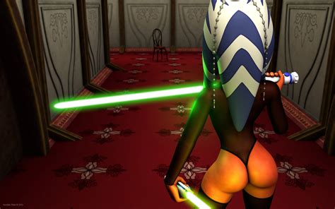 Rule 34 1girls 2012 3d Ahsoka Tano Ass Clone Wars Coruscant Dat Ass Green Lightsaber Jedi Jedi