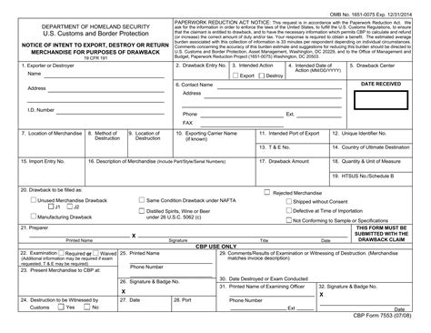 Customs Form Fill Online Printable Fillable Blan Vrogue Co