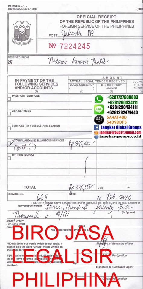 Legalisir Ijazah Di Kedutaan Philipina