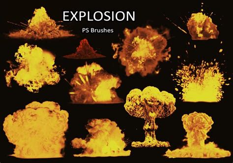 Explosion Ps Brushes Abr Vol Free Photoshop Brushes At Brusheezy