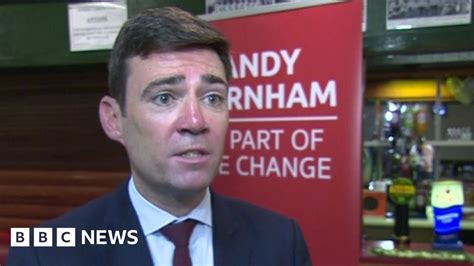 labour leadership race andy burnham agrees with blair on corbyn bbc news