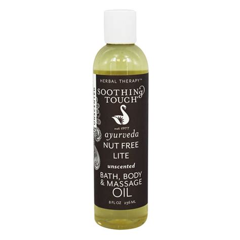 Soothing Touch Nut Free Lite Bath Body And Massage Oil Unscented 8