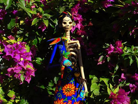 Frida Kahlo Catrina With Flowers Frida Kahlo Catrina In Th Flickr
