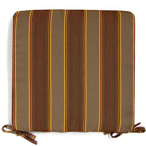 Sunbrella Davidson Redwood Medium Outdoor Replacement Seat Cushion W