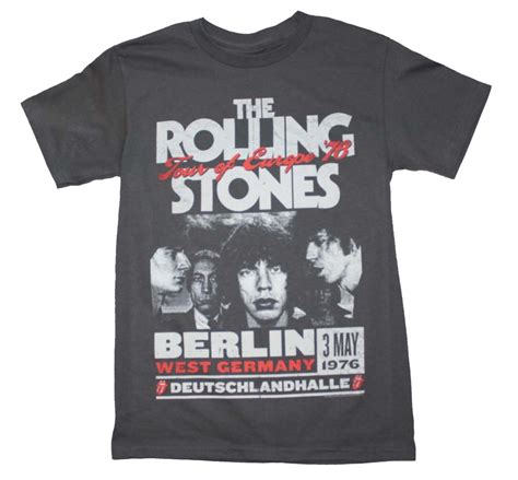 See our rolling stones tongue logo art t shirts, vintage rolling stones t shirts and accessories. Rolling Stones Europe 76 Tour T-Shirt - GoStoner