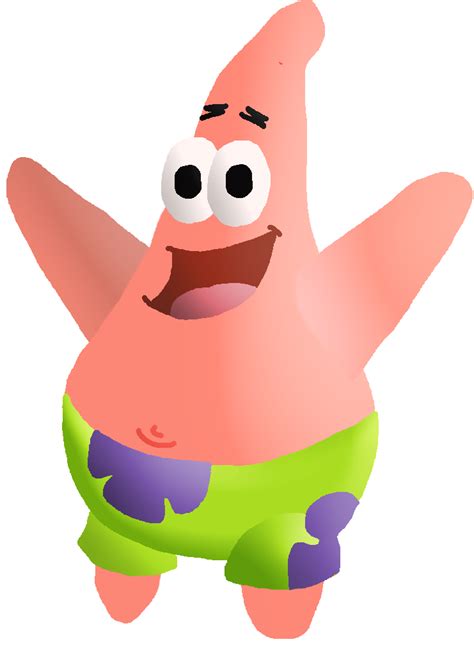 Old Patrick Star Cartoon Characters Spongebob Png Tra