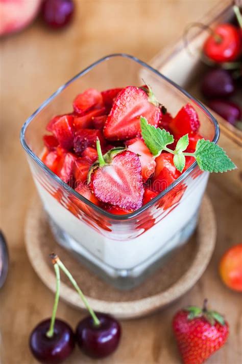 Well you're in luck, because here they come. Delicious Italian Dessert Panna Cotta With Fresh Summer Berries Stock Image - Image of party ...