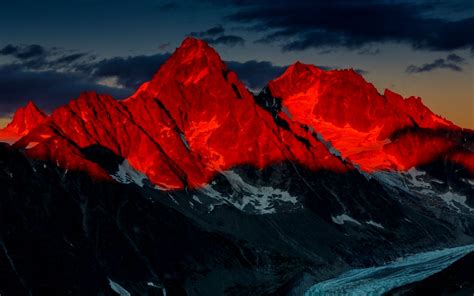 Mountain Red Wallpapers Hd Wallpaper Background Hd