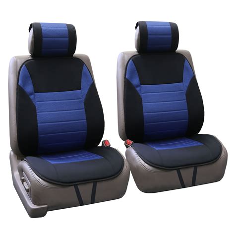 Fh Group Premium Fabric Pair Front Car Seat Cushion Pads Airbag