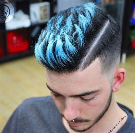 Blue Hair Dye For Men
