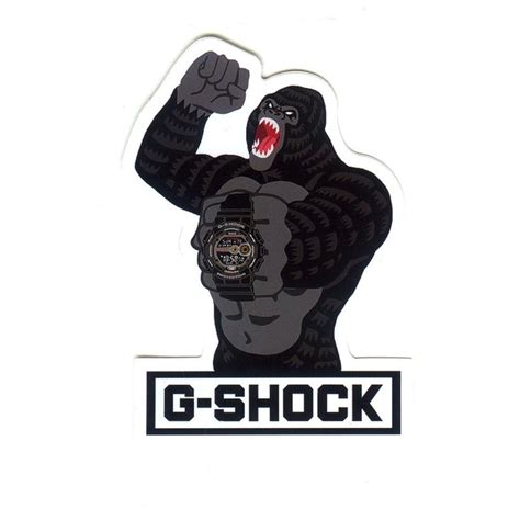 1461 Casio G Shock King Kong X Large Height 8 Cm Decal Sticker