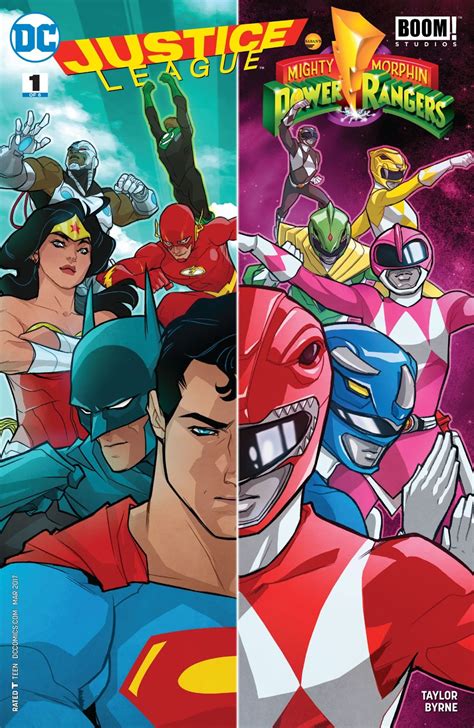 Justice League Power Rangers 01 DC Cómics México Fans