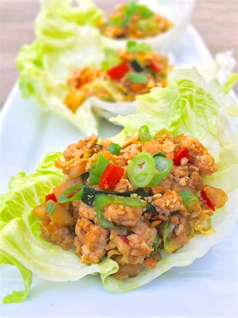 Asian Chicken Lettuce Cups The Lemon Bowl