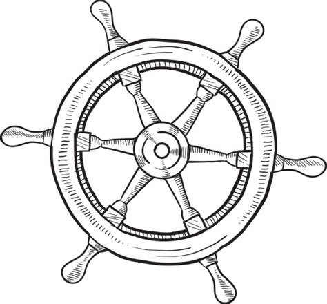 Wheel Ship Steering Stained Glass Ships Pirate Boat Clip Patterns