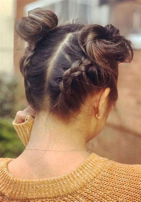 upside down french braid bun with bow