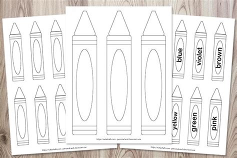 Crayon Printable Free Free Printable Templates