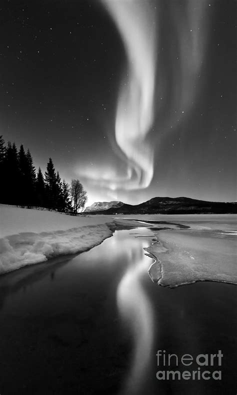 Aurora Borealis Over Sandvannet Lake Photograph By Arild Heitmann Pixels