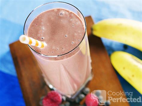 Chocolate Raspberry Smoothie Cooking Perfected
