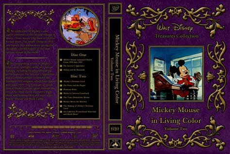 Mickey Mouse In Living Color Volume Two Movie Dvd Custom Covers