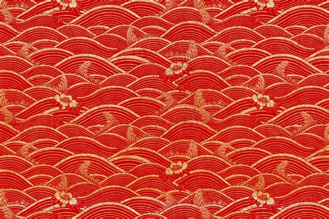 Chinese Gold Traditional Wave Pattern Premium Psd Rawpixel