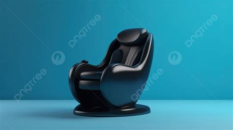 격리 된 파란색 배경 검은 마사지 안락 의자에서 휴식을 취하십시오 3d 렌더링 된 비즈니스 개념 안마 의자 갈색 가죽 의자 배경 일러스트 및 사진 무료 다운로드