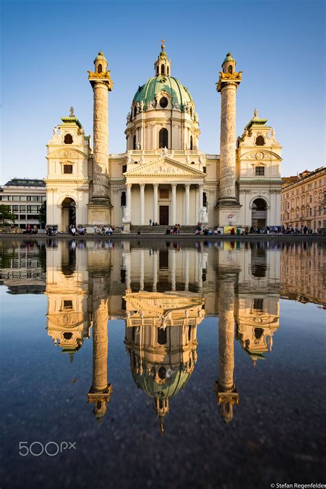 Kreuzherrengasse 1, 1040 vienna, austria. Karlskirche golden hour by StefanRegenfelder # ...