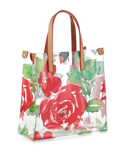 Dooney And Bourke Floral Lunch Tote In Floral Clear Lyst