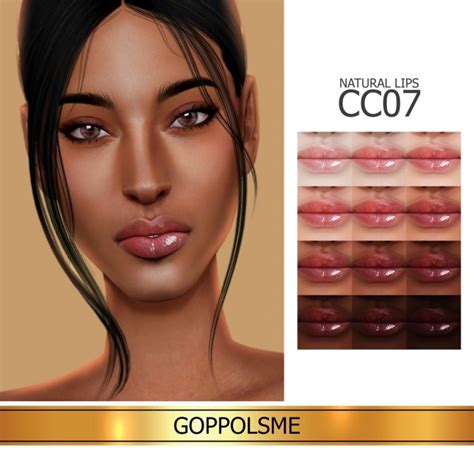 Gpme Gold Natural Lips Cc7 At Goppols Me Sims 4 Updates