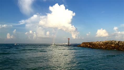 Free Images Sea Coast Ocean Horizon Cloud Shore Vehicle Tower