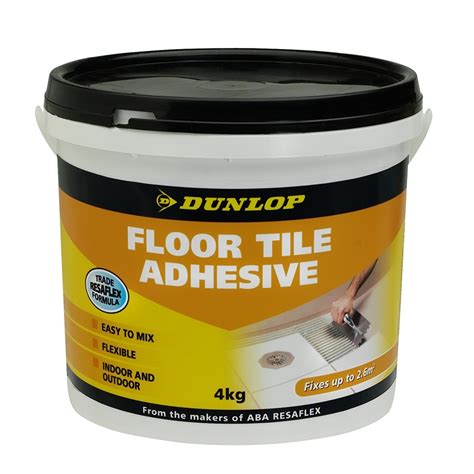 Dunlop 4kg Floor Tile Adhesive Bunnings Warehouse