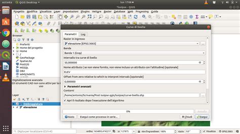 Qgis Come Estrarre Le Curve Di Livello Da Un Dtm Intrageo