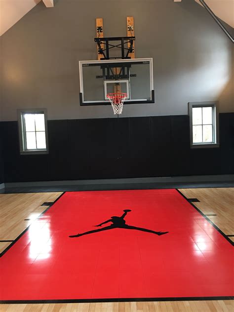 Indoor Garage Basketball Court. By Sport Court | Indoor ...