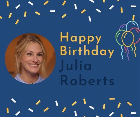 Julia Roberts Birthday Eventlas