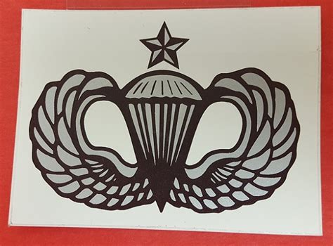 Senior Wings Decal 82nd Airborne Division Museum