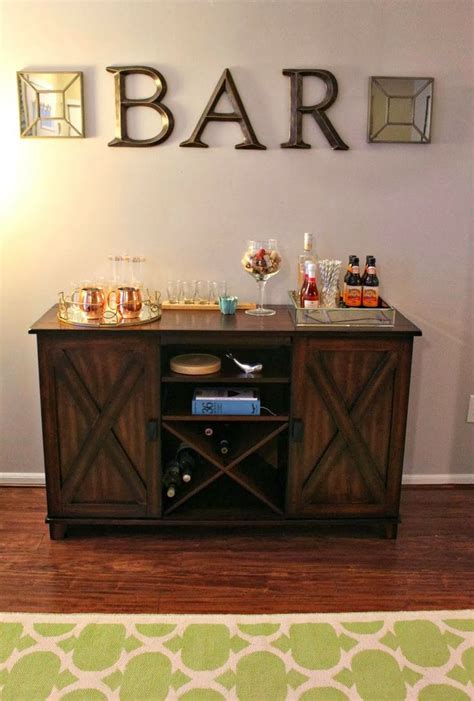 A bar table set is a must for anyone wanting to have a mini bar within their own home. Keep Calm & Carry On...: Our Bar Area | Home bar areas ...