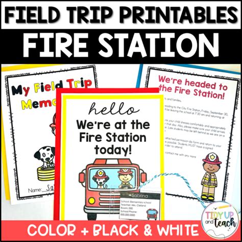 Fire Station Field Trip Made By Teachers