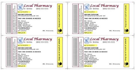 Nov 01, 2013 · *the qr code can be scanned and will take them to this printable in case they want to make one for a friend as well. Printable Prescription Labels - printable fake ...
