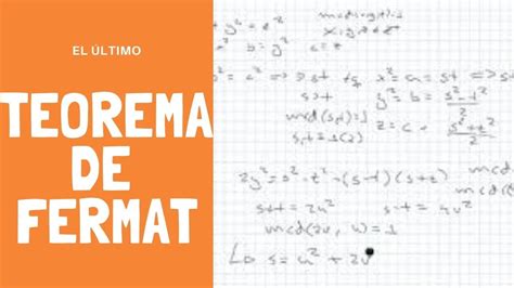 Demostración Del Teorema De Fermat Para El Caso N4 Youtube