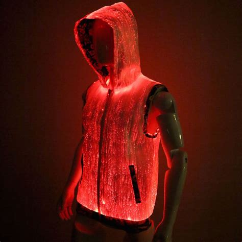 Moody Hoodie Fiber Optic Glowing Hoodie 8 Light Up Hoodie Fiber