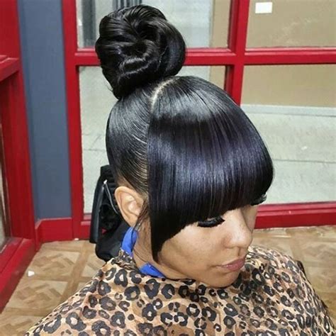 33 Best Buns Bangs Ponytails And Updos Images On