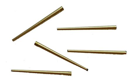 Tapered Brass 1 Pins 100 Pack Griffens Clock Parts And Supplies Llc