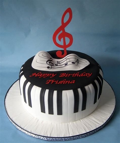 However, in the recent past, making of birthday cakes have really changed with more emphasis on the intended target to eat the cake, the. Piano Birthday Cake Piano Keys Cake Birthday Cake For A ...