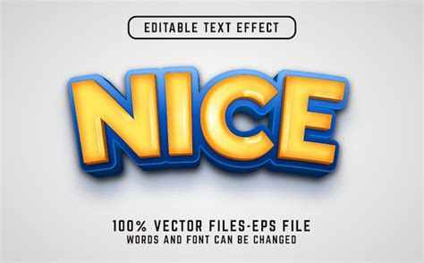 Premium Vector Game Colorful 3d Glossy Editable Text Effect Style