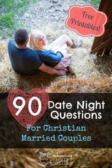 90 Date Night Questions For Married Couples Date Night Questions Questions For Married